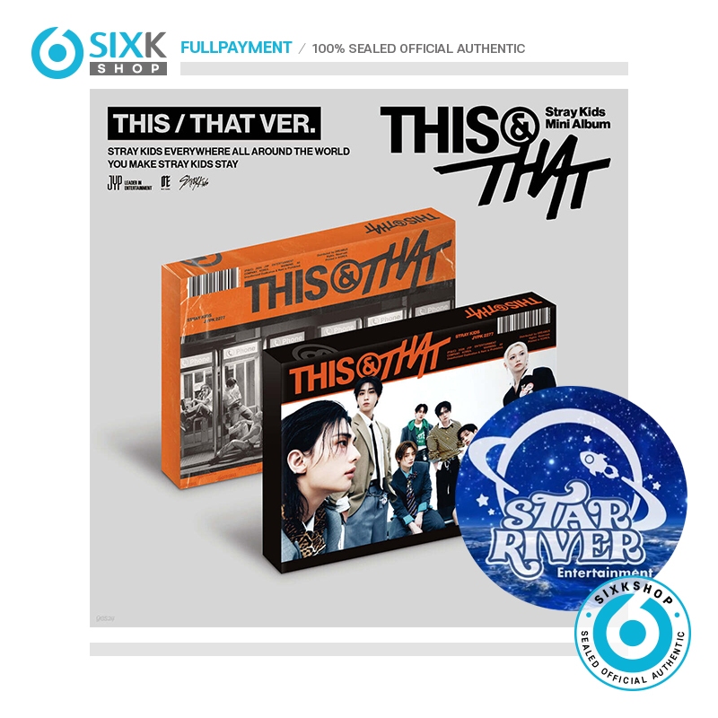SIXKSHOP✨(STAR RIVER POB) STRAY KIDS 10th Mini Album [THIS & THAT] (Photobook ver)
