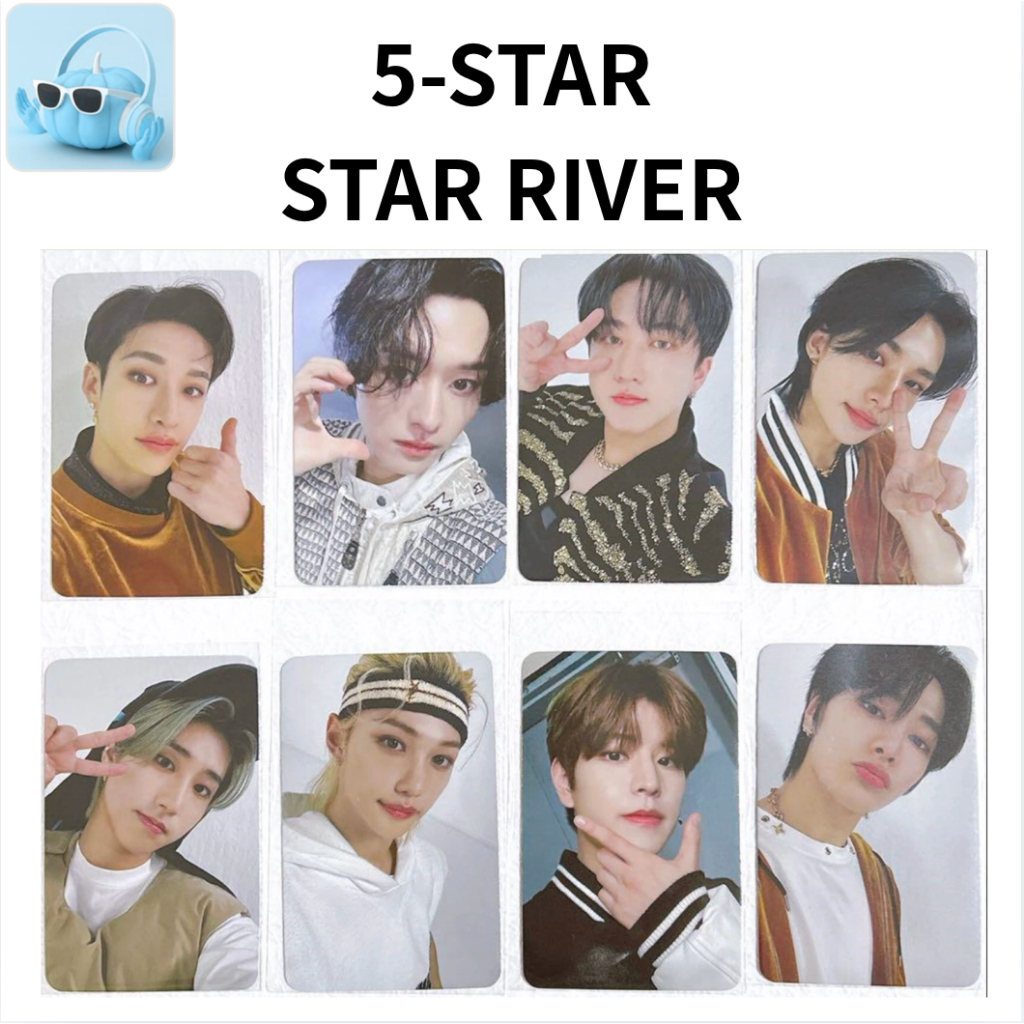 STRAY KIDS 5 Estrelas 5STAR STAR RIVER STARRIVER 2.0 POB Cartão Fotográfico Oficial