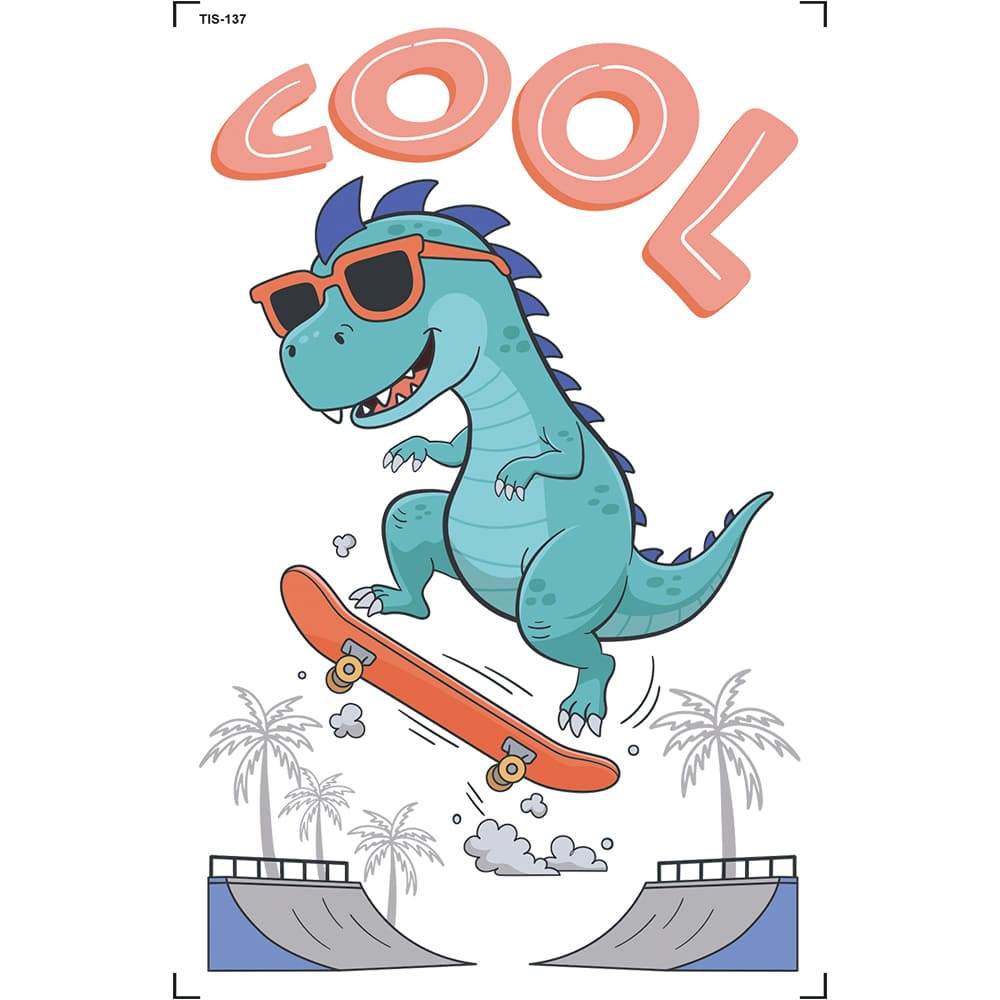 Transfer Litoarte 9,8x15cm TIS-137 Cool Dino