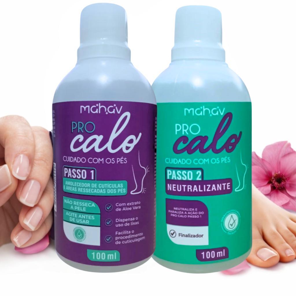 PRÓ CALO - KIT AMOLECEDOR DE CALOS  E CUTÍCULAS UNISSEX MAHAV