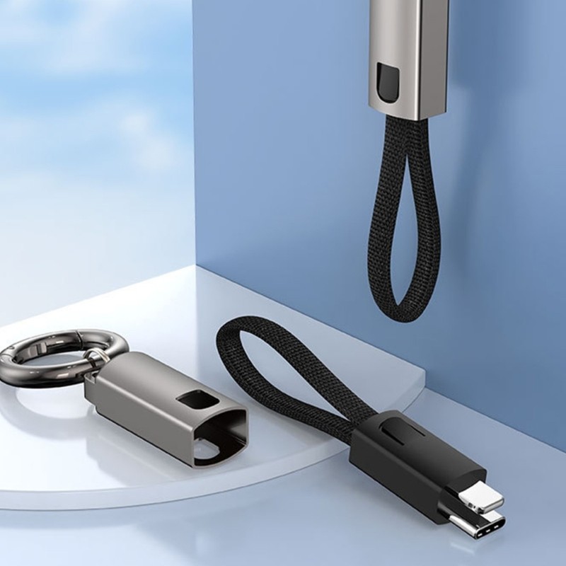XI Fast Speed PD60W Type C Cabo De Carregamento Cordão Vestível Sincronização Rápida De Dados Para Configuração