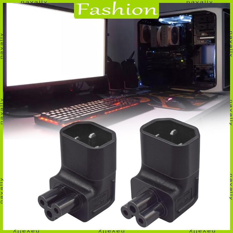 nava IEC320 C14 Para C5 Converter Conector C5 C14 Fêmea Up Down Angle