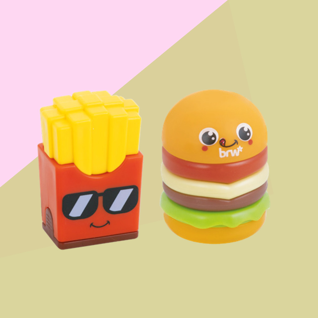 Apontador com Borracha Max Fast Food
