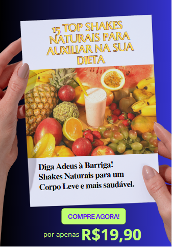 15 Receitas de shakes naturais e exclusivos para auxiliar o emagrecimento