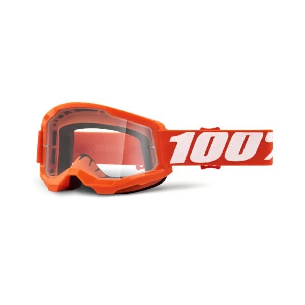 OCULOS 100% STRATA 2 NEON ORANGE - LENTE TRANSPARENTE
