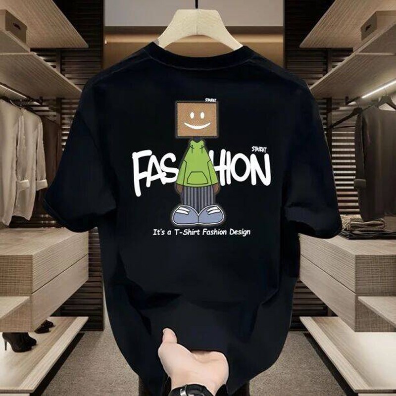 Costas Boneco Caixa Papelão Sorriso Moletom Verde FASHION Cartoon Streetwear Design Unissex