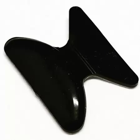 02 Pares Plaqueta Adesiva Silicone Nariz Óculos PRETO OU TRANSPARENTE