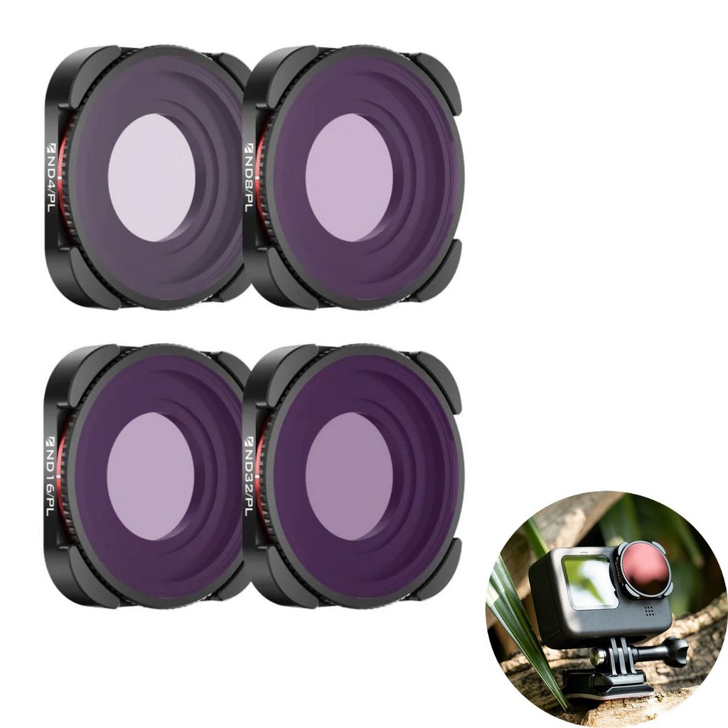Kit Filtros ND/PL Bright Day para GoPro 13/12/11/10/9 - Freewell