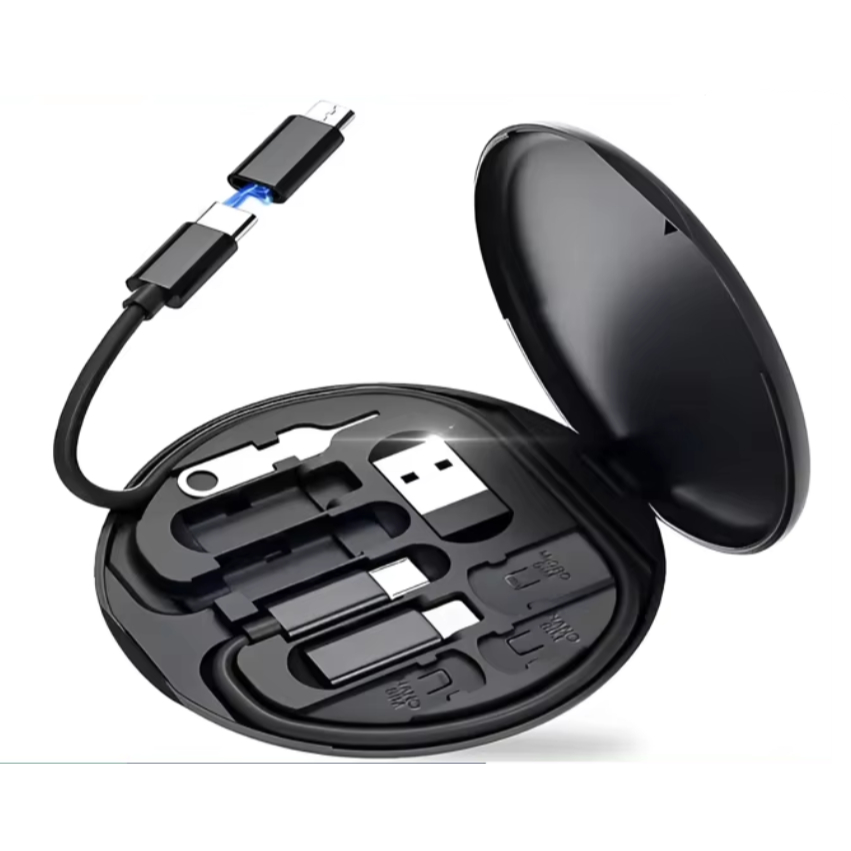 Kit Adaptador Tipo C para Micro USB 60W Carregamento Rápido Fast Charge Universal Celular Tablet