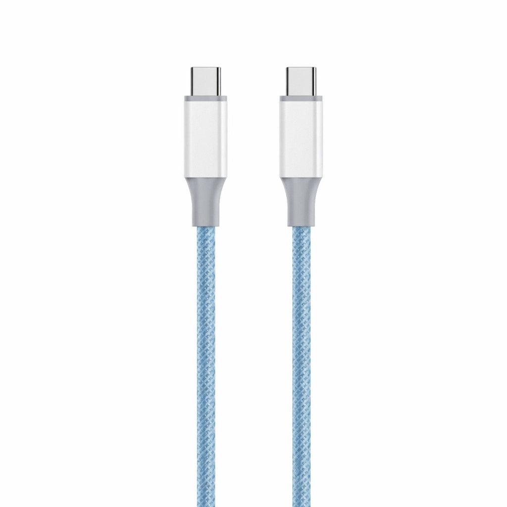 Cabo USB-C para USB-C 60W 2m Nylon Trançado Carga Rápida PD Fast Charge