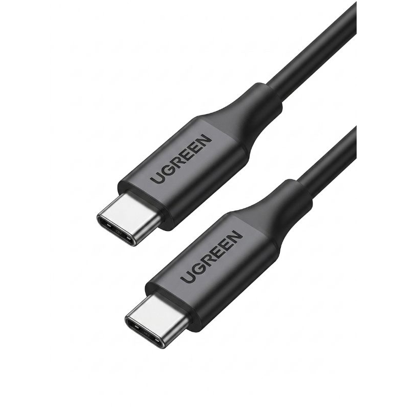 Cabo Ugreen USB-C Para USB-C 60W PD 3A Fast Charge 1m Original US286 Para iPhone 15/16 Samsung Notebook