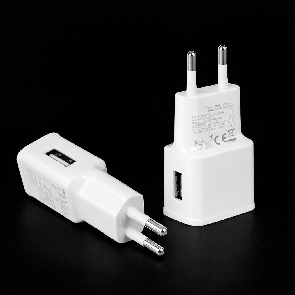 Fonte Carregador USB 5V 2.1A Universal Para Celular Android iPhone Tipo C Micro USB