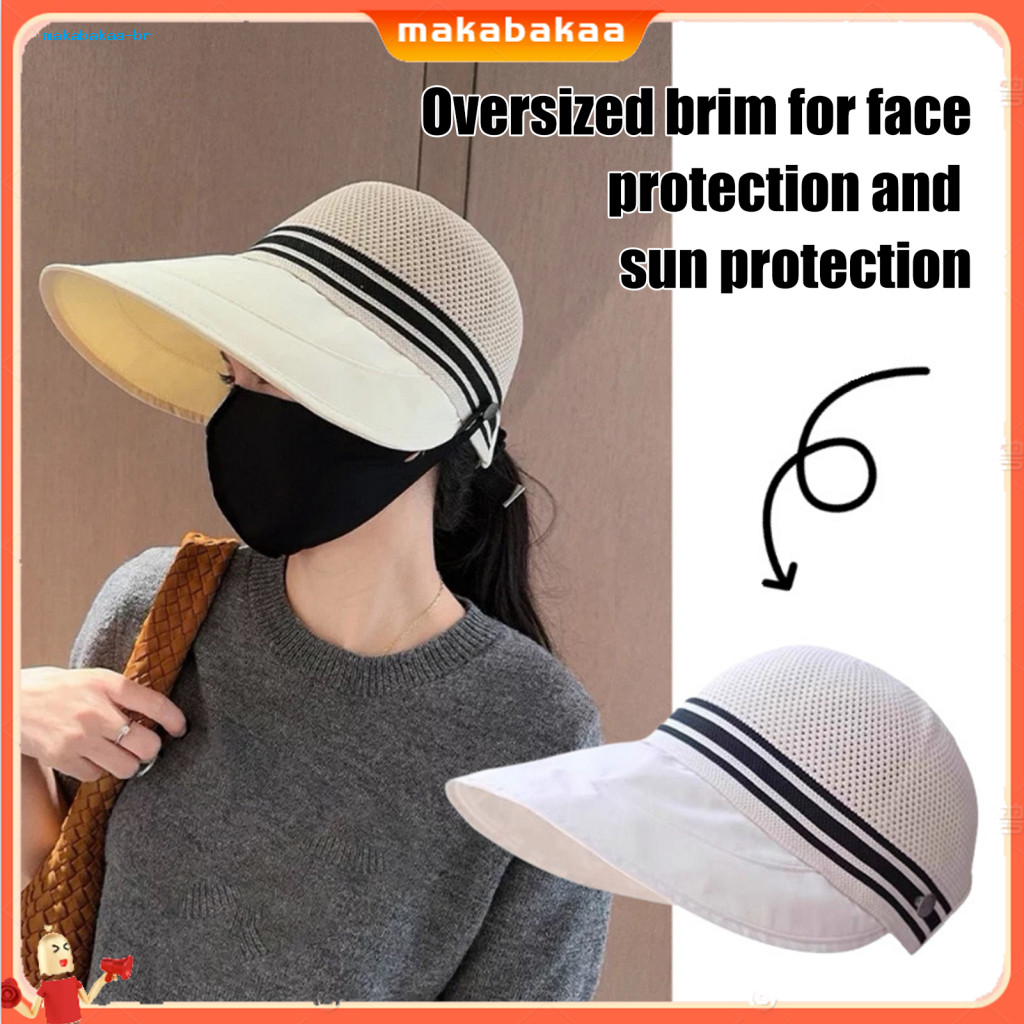 Breathable Summer Sun Hat for Large Head – Mesh Top Extended Brim Lightweight Outdoor Travel Protection Cap for Men Wo