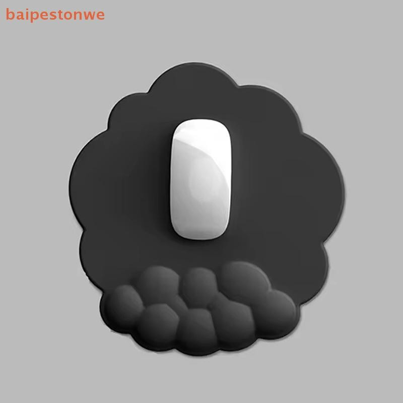 [baipestonwe] Mouse Pad Com Descanso De Pulso Teclado Nuvem Antiderrapante Espuma De Memória Desktop Office Gamer