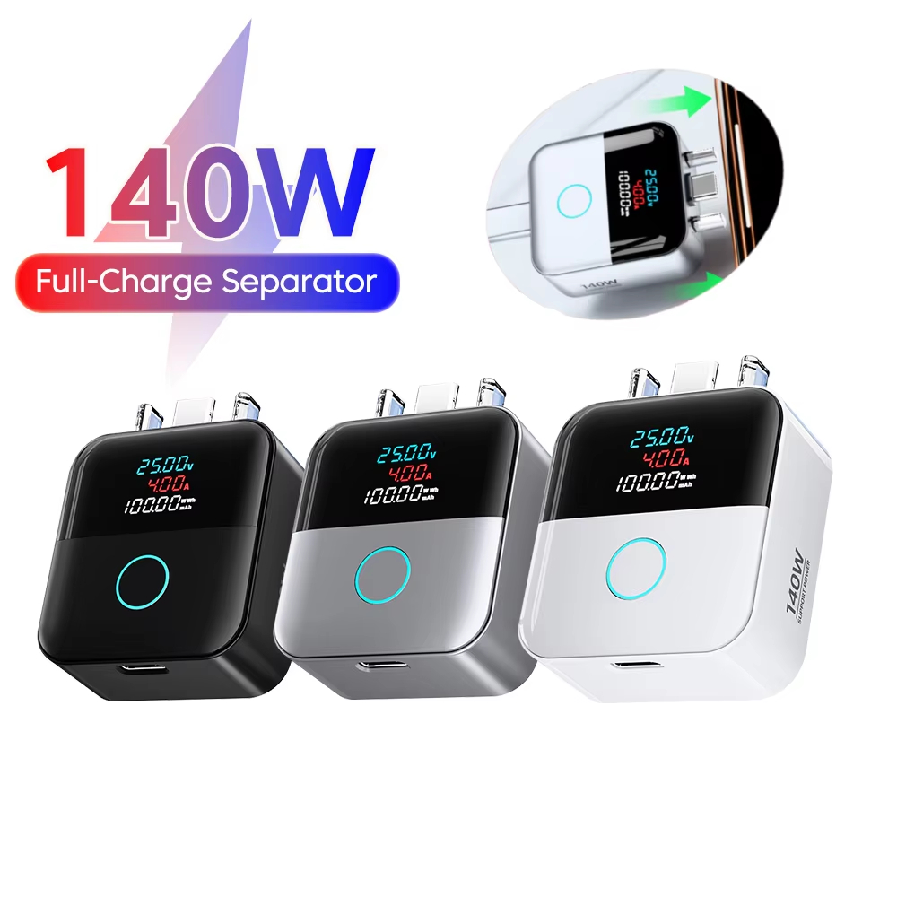 PD140W Digital Display, Desconexão Automática, Protetor Separador de Carga Cheia, Al-Powered, Reconhecimento de