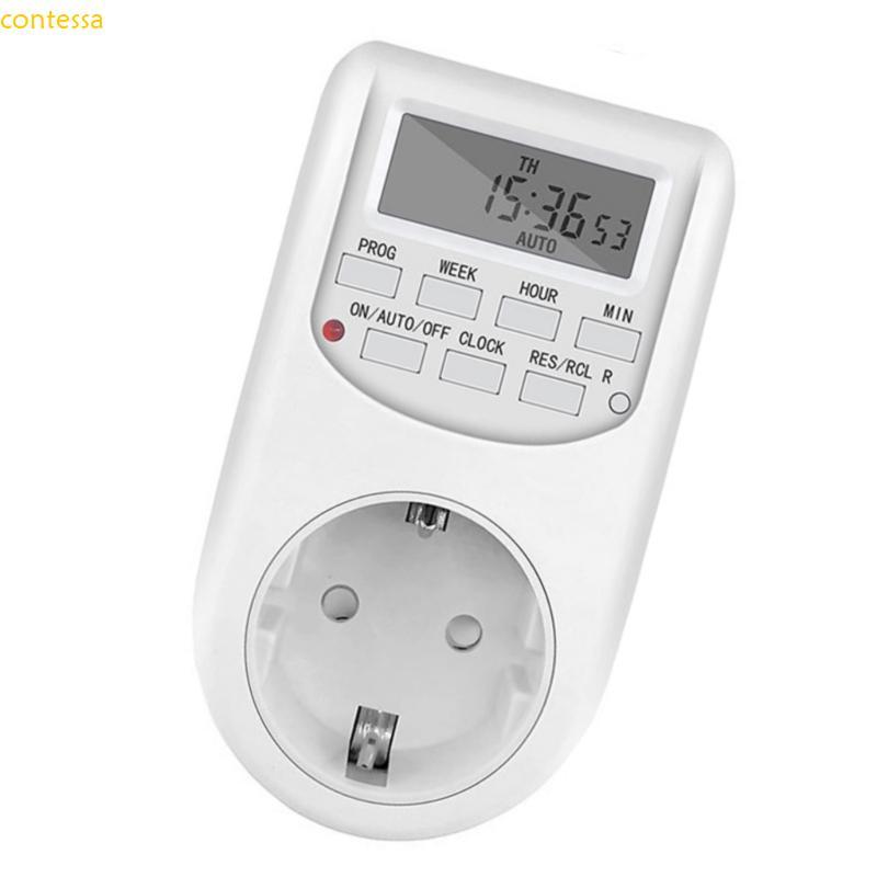 contessa Controles Digitais Tomada Temporizador Para Preciso Display Botão 220-240V Tensãos 2300W Power