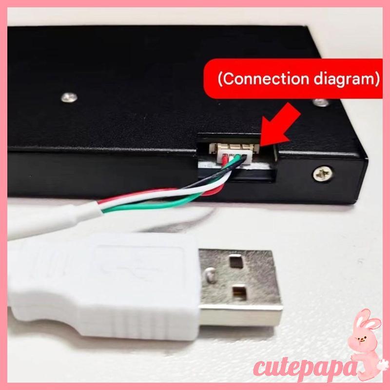 cutepa Fio Interno USB-A Para 4 Pinos Alimentação 1 5 m Extremidade MX1 25 Instalação Display