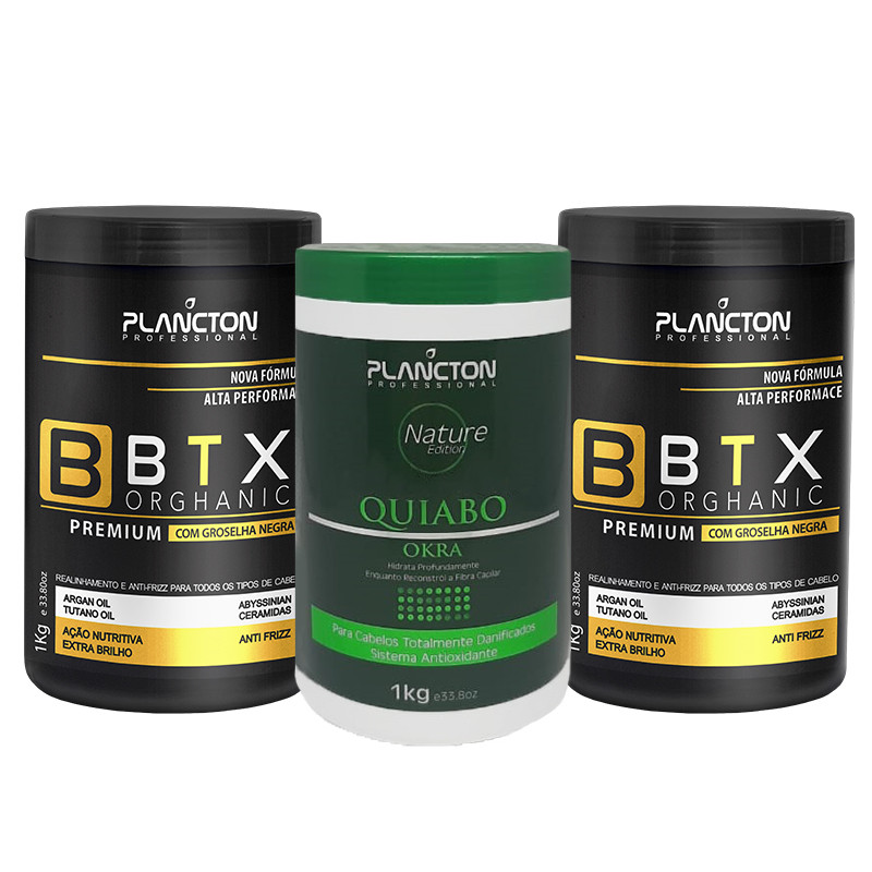 2 Btx Premium 1kg  + 1 Quiabo 1kg - Plancton Professional