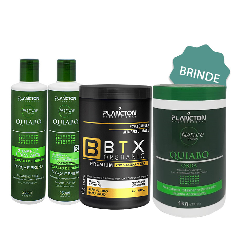 1 Btx Premium + 1 Kit Quiabo + Brinde: 1 Quiabo 1kg - Plancton Professional
