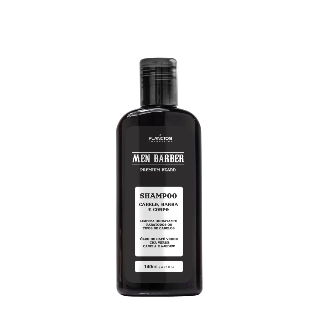 SHAMPOO 3X1 MEN BARBER 140ML PREMIUM BEARD -  Plancton Professional