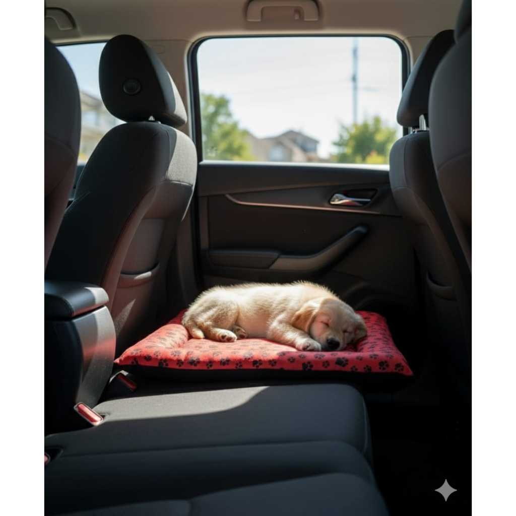 Cama Colchonete Premium de Carro para Cães e Gatos: Conforto, Estilo, e Praticidade