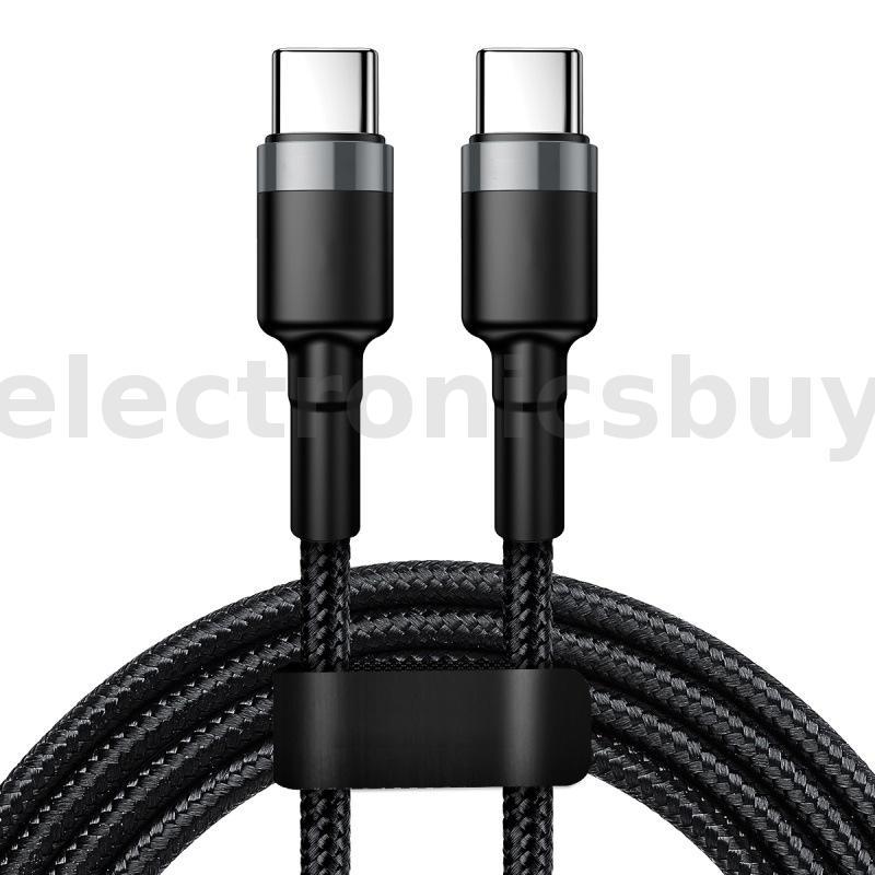 Cabo 6A PD120W Tipo-C Para PD Carregamento Rápido Transmissão De Dados Linha Central De Cobre 1M/2M De Comprimento iPhon