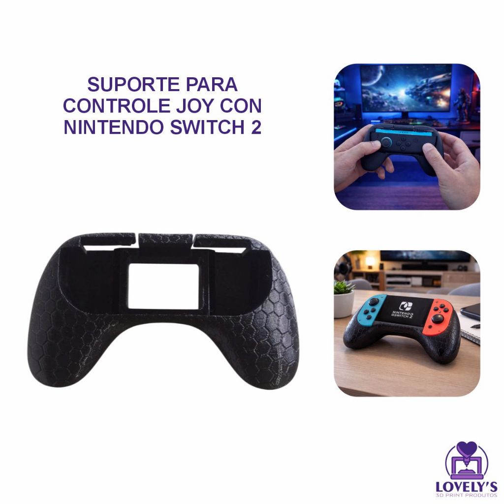 GRIP SUPORTE PARA CONTROLE JOY CON NINTENDO SWITCH 2