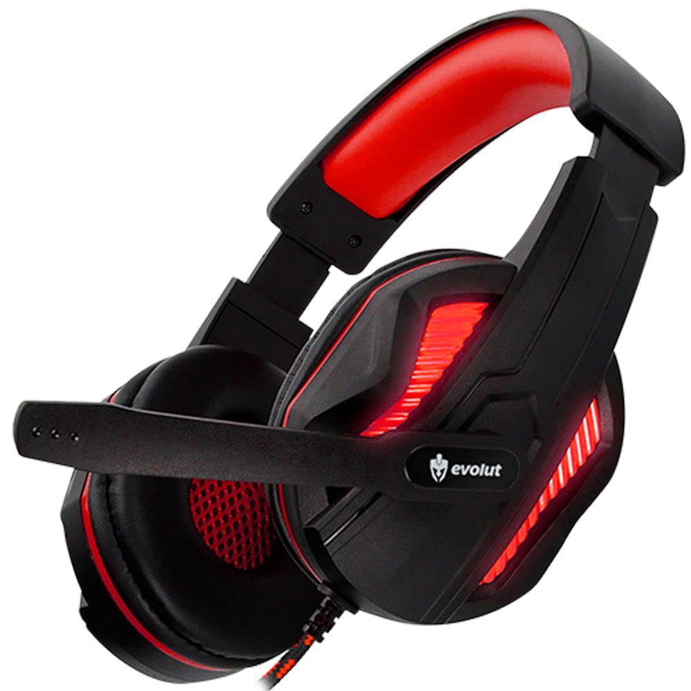 Combo Gamer com Teclado + Mouse + Fone Gaming Headset + Mousepad - EVOLUT