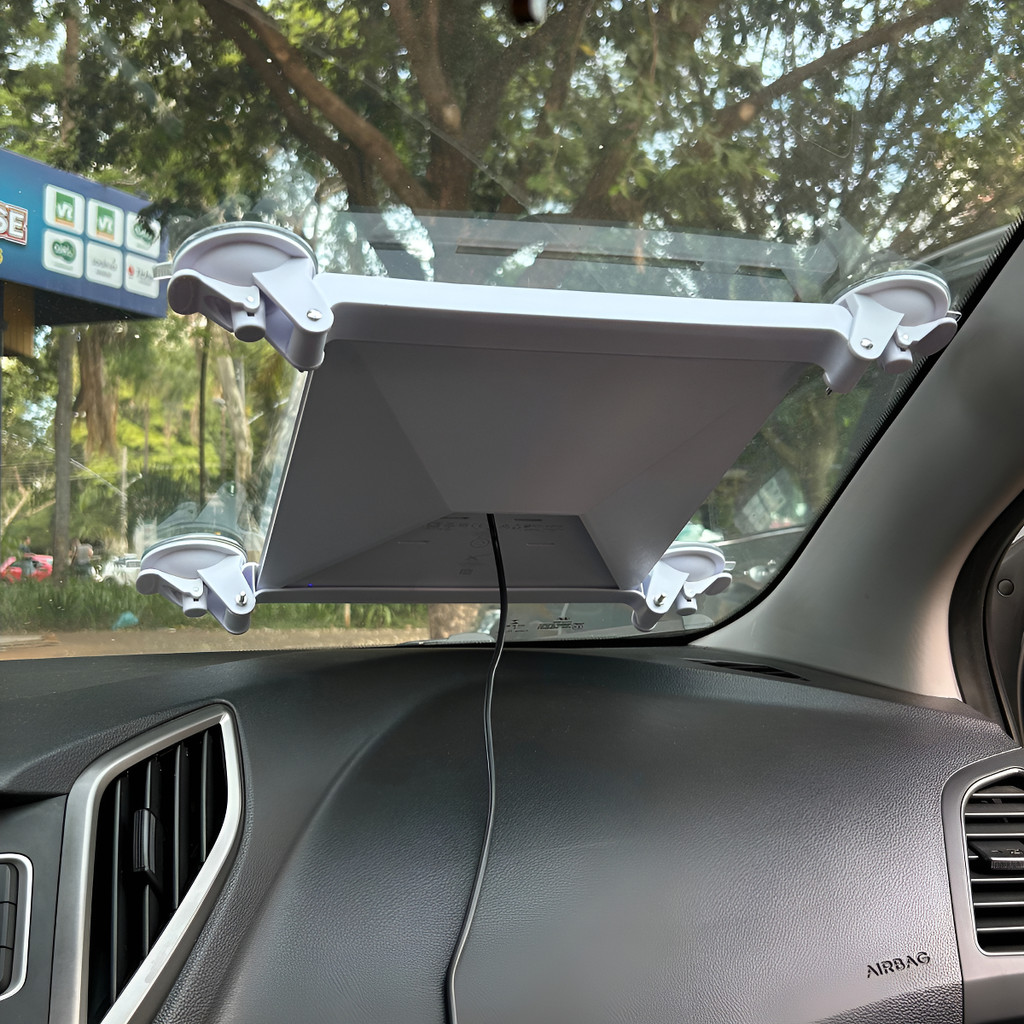 Suporte Com 4 Ventosa para Starlink Mini ideal para Viagem E Veículos