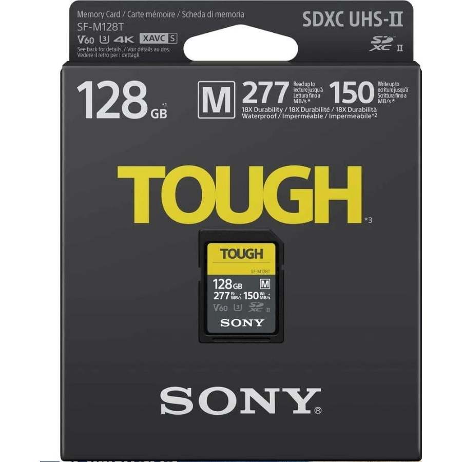 Cartão de Memória Sony SDXC 128GB SF-M 277MB/s UHS-II V60