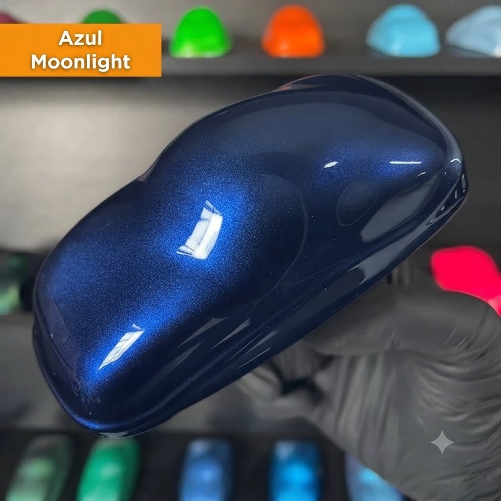 Tinta Candy em Spray 300ml Azul Moonlight - Escolha Seu Kit Tinta com base ou verniz