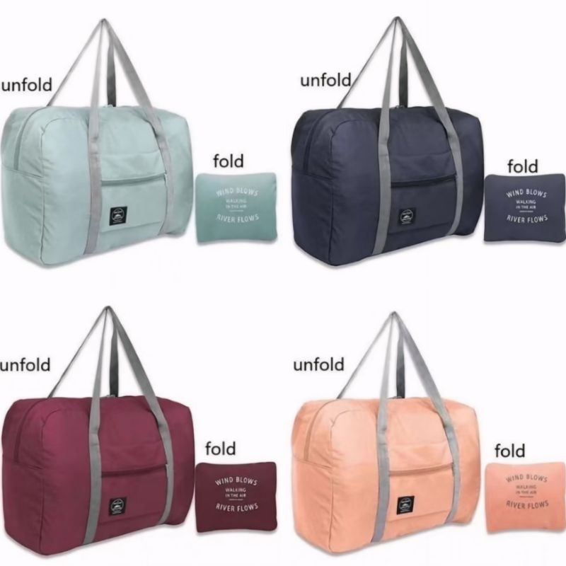Bolsa Mochila Mala Dobrável Capacidade Impermeável Várias cores Promoção