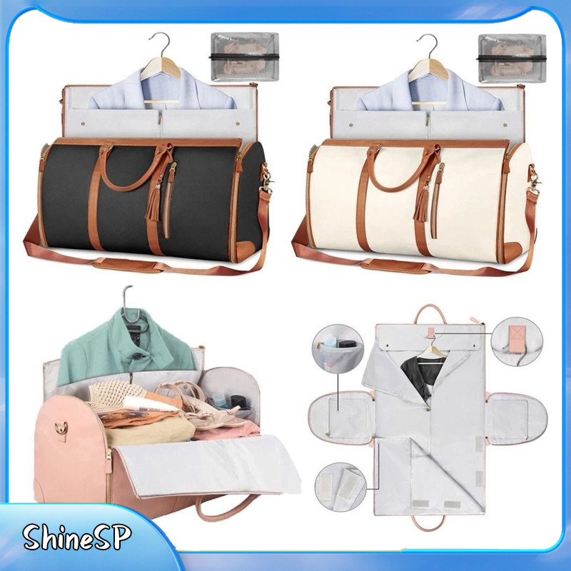 Saco De Viagem De Grande Capacidade Mão Feminino Dobrável Roupa Impermeável Totes