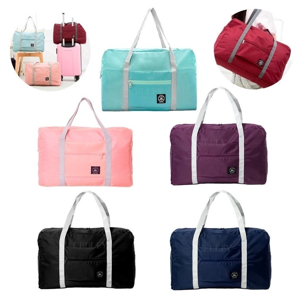 Kit 2 E Kit 5 Pecas Bolsa De Viagem Mala Dobrável Capacidade Impermeável