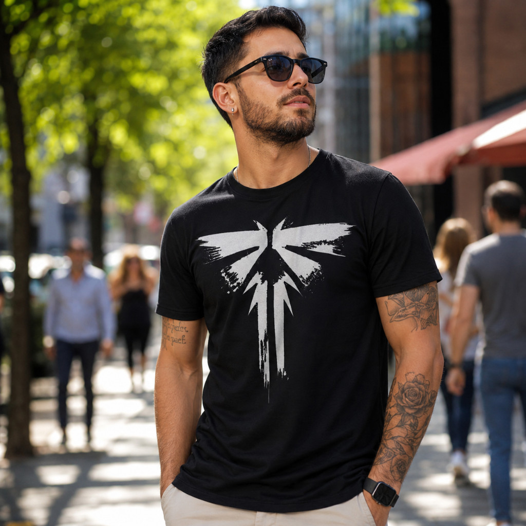 The Streetwear Camisa Estampada Last Oversized Of Algodão Masculina Feminina Geek Gamer Camiseta