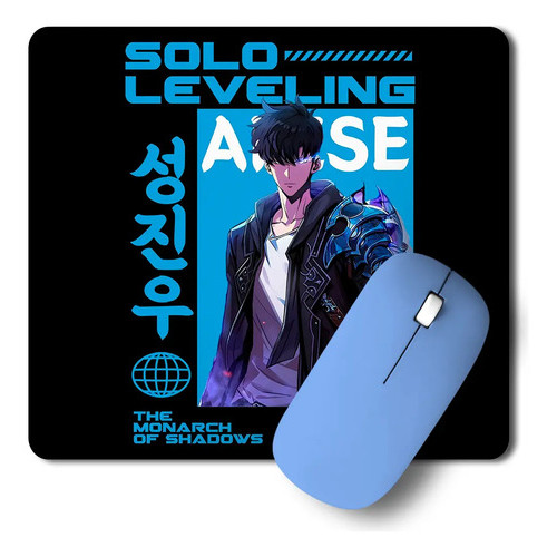 Mousepad Solo Leveling Anime Manhwa 20x24 cm para Fãs e Home Office