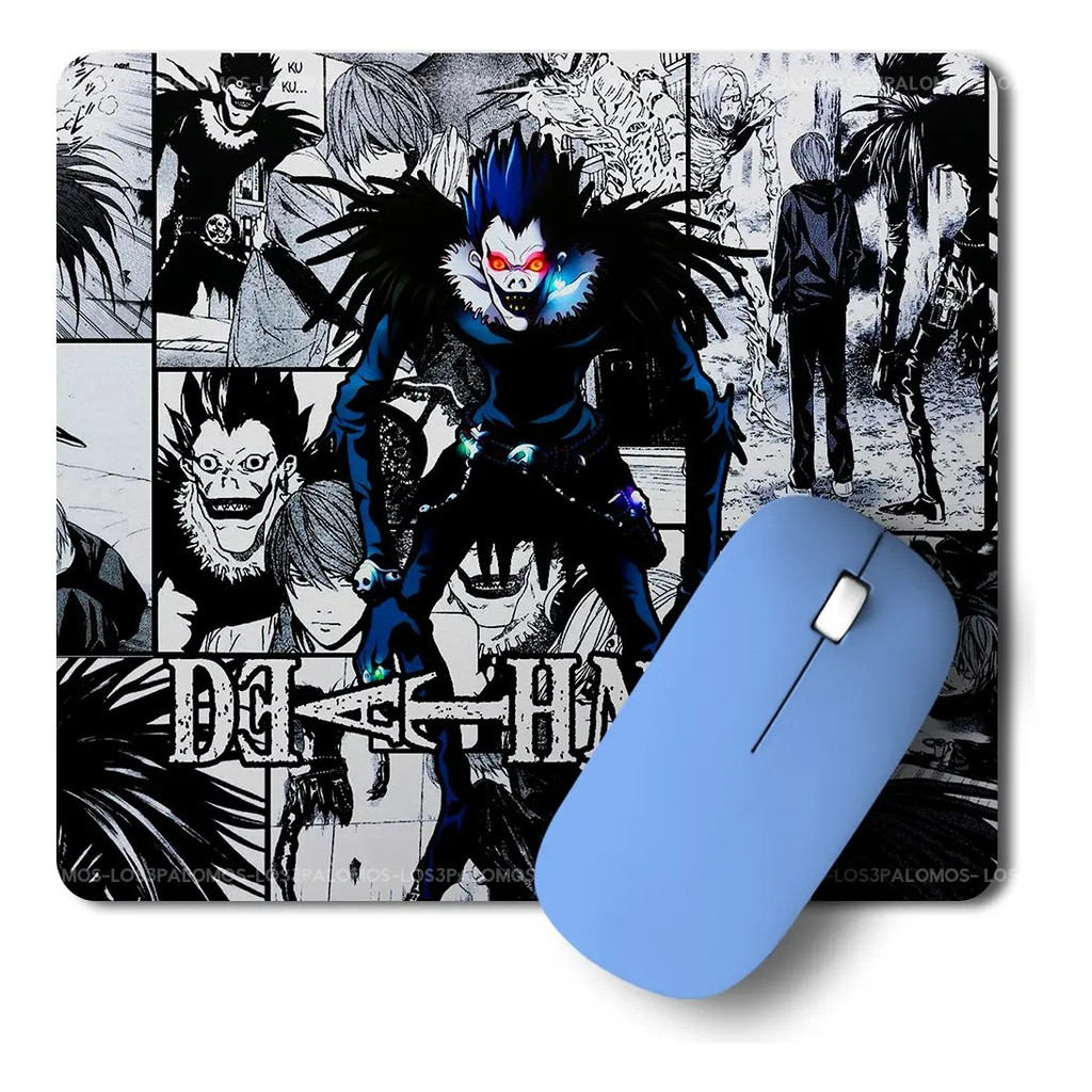 Mousepad Death Note Anime 20x24 cm para Fãs e Home Office Gamer