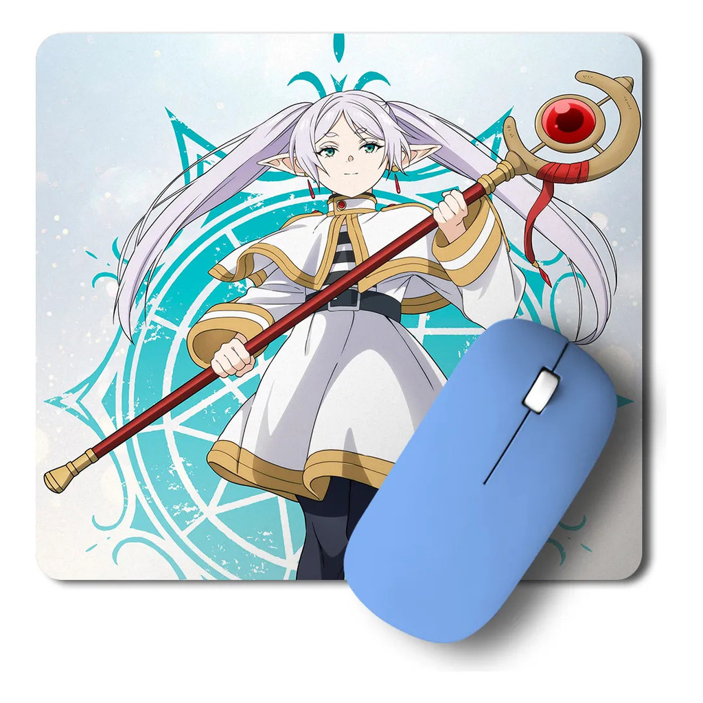 Mousepad Frieren Anime Aventura 20x24 cm para Fãs e Home Office