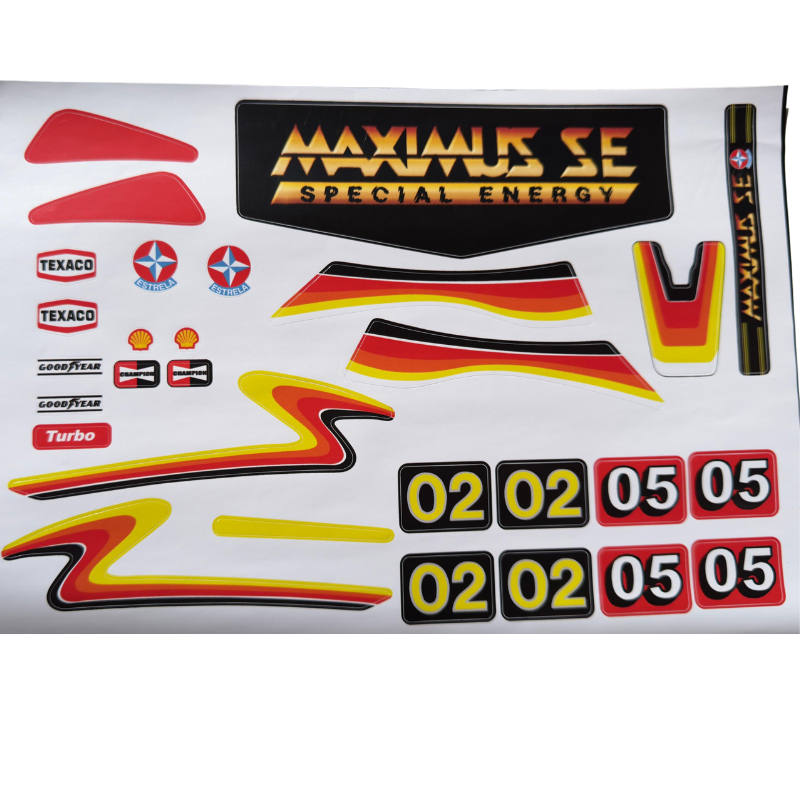Adesivo Maximus Se Estrela Recortado N. Colossus Pegasus anos 80