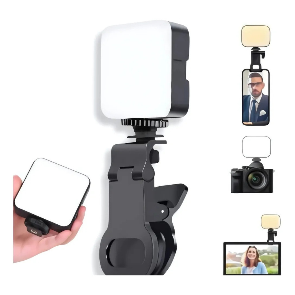 Ring Light Celular Flash Self Luz Para Celular Self E Videos