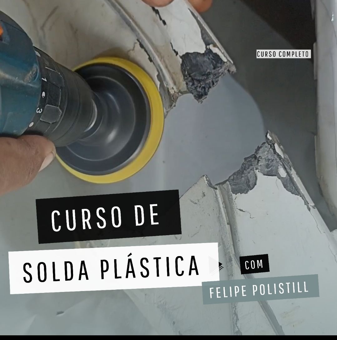 Curso de solda plástica, a arte da restauração em plastico