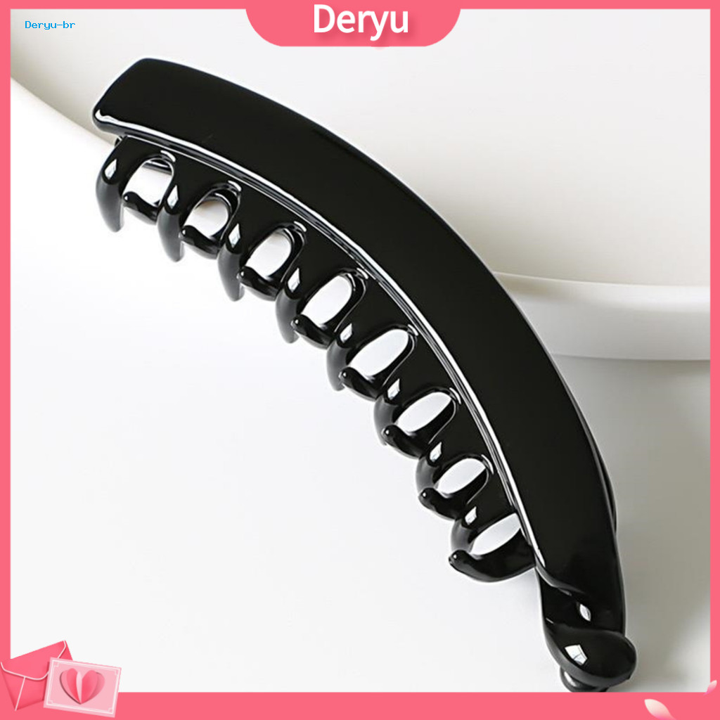 Banana Clip Thick Hair for Women – Anti-slip No Damage Claw Strong Grip Teeth Perfect for High Bun Back Head Hairstyle