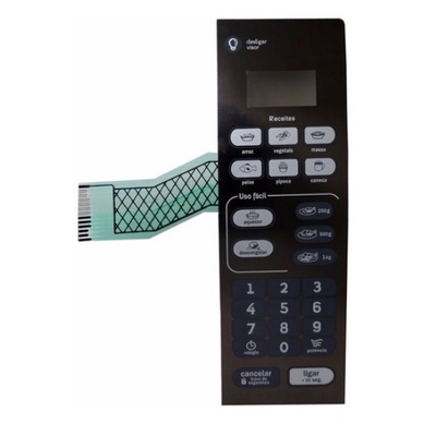 Painel Membrana Teclado Para Microondas Consul Cmo20 Cmo 20 Similar