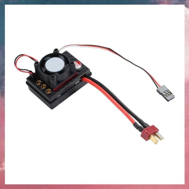 (Rbq X) Atualização De Carro RC 35A ESC Sem Escova Com Ventilador Para ? WLtoys 144010,124017,124016,124007,184016,12400