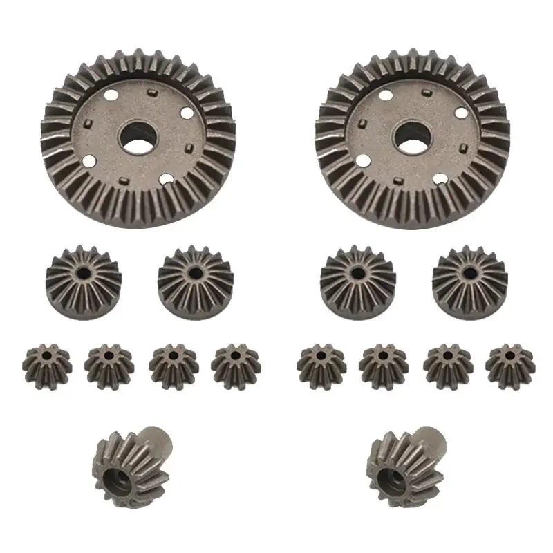 Engrenagens de Condução Diferencial Metal Gear 30T 24T 12T 0011/0012/0013/0014 para Wltoys 12428 12429 Peças de Reposiçã