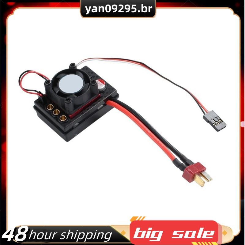 Atualização De Carro RC 35A ESC Sem Escova Com Ventilador Para ? WLtoys 144010,124017,124016,124007,184016,124008 Acessó
