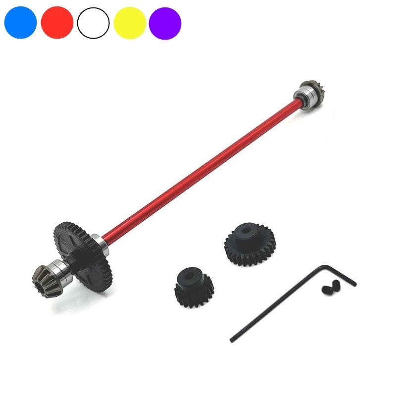 Wltoys 144001 144002 144010 Conjunto Do Eixo De Transmissão Central 44T Engrenagem De Redução 19T 27T Motor 1/12 RC Peça
