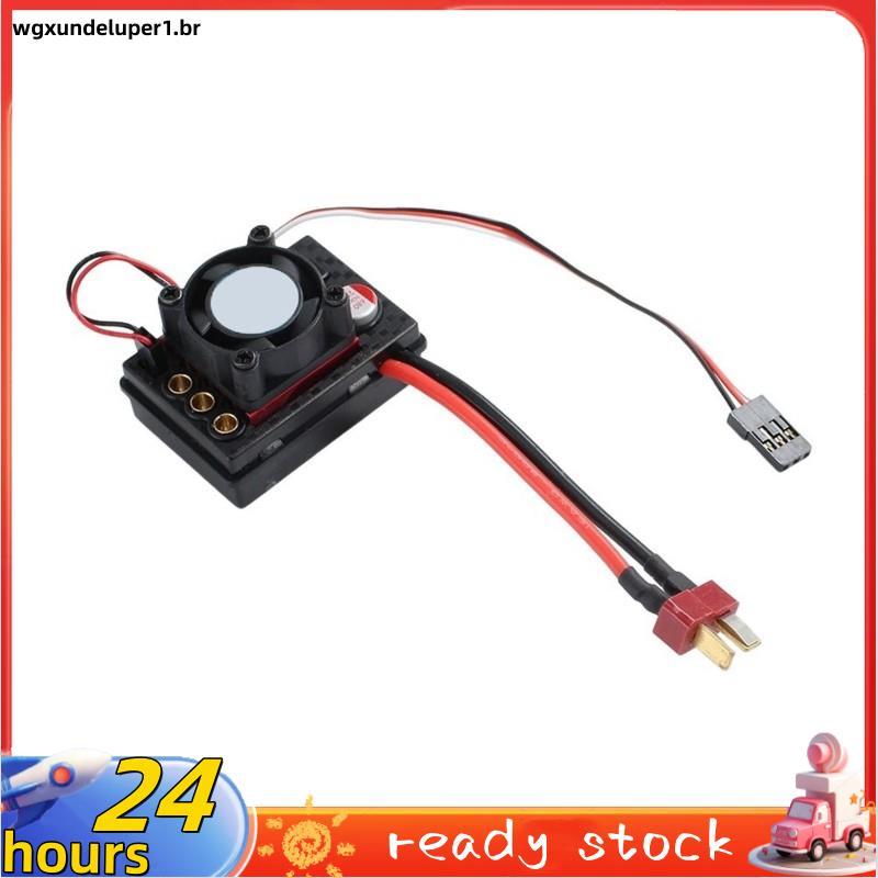 Atualização De Carro RC 35A ESC Sem Escova Com Ventilador Para ? WLtoys 144010,124017,124016,124007,184016,124008 Acessó