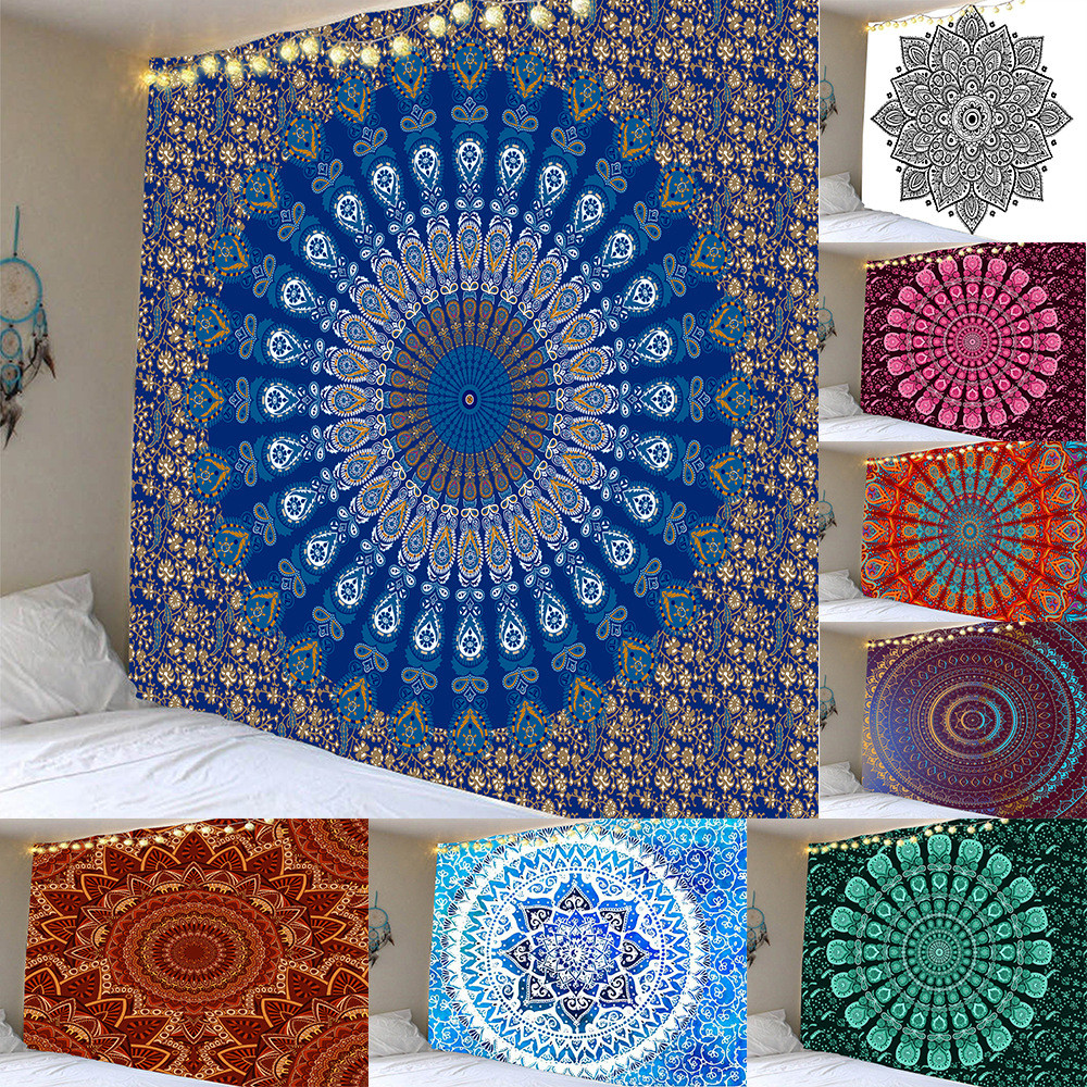230*180cm Tapeçaria Mandala Série Impressão Home Tapeçaria Parede Pendurado Decoração de Parede Premium Background Tecid