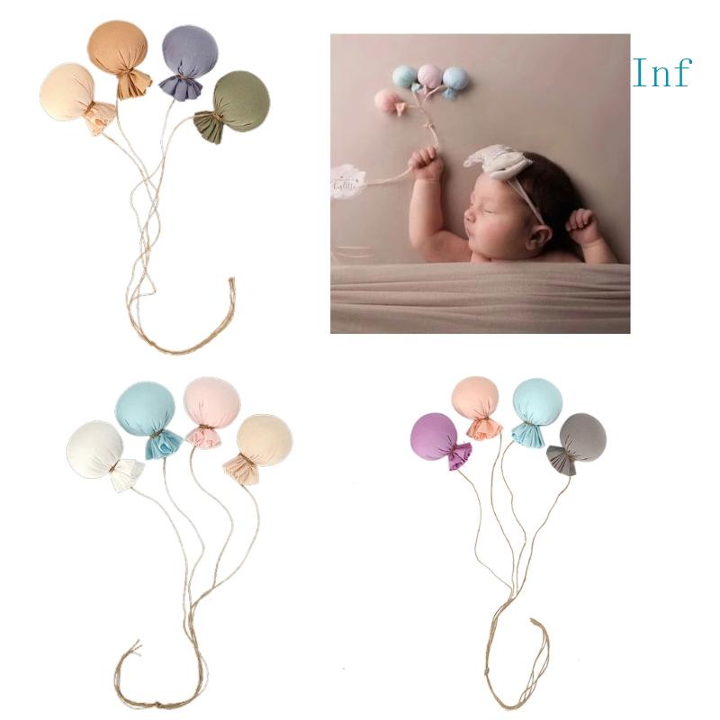 Newborn Photo Posing Props Balloon Background Baby Photoshoot Lovely Gear Fotografia Infantil Voltar